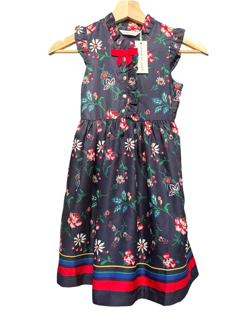 Janie and Jack Navy Floral Dress